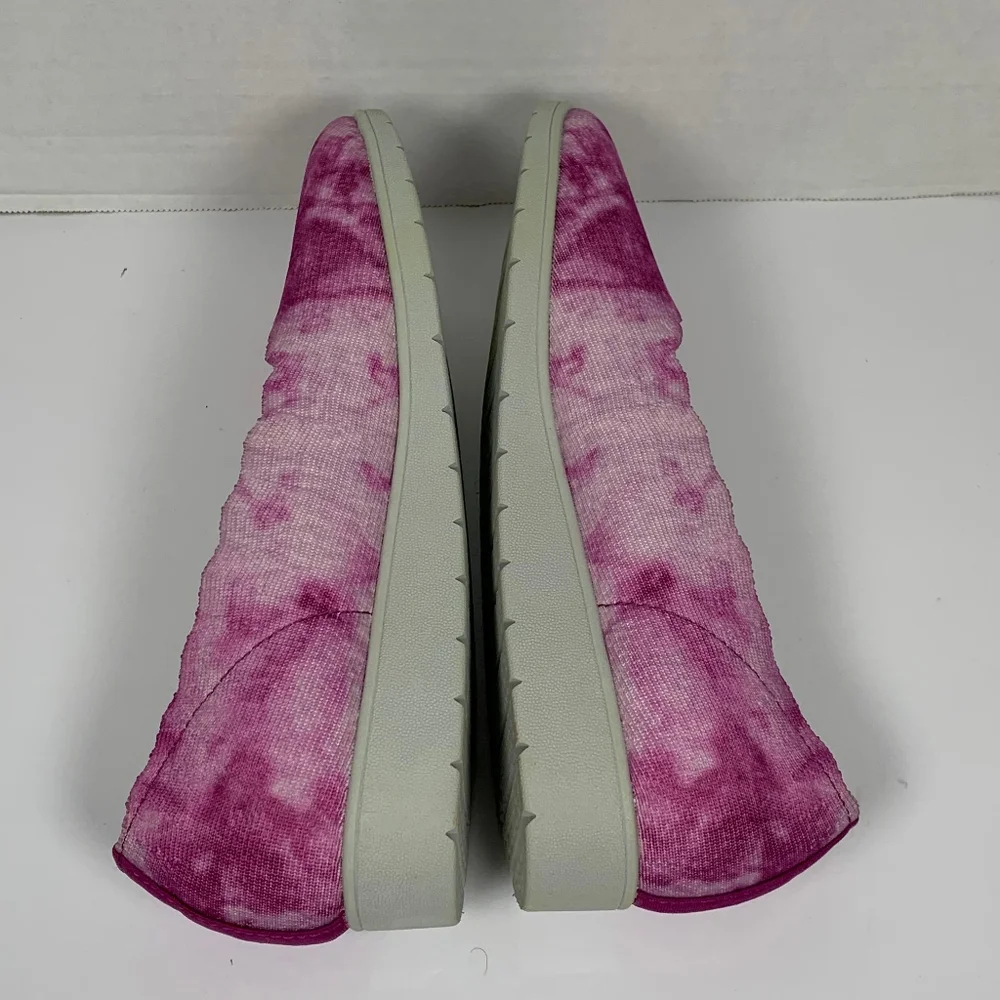Skechers Women Cloe Flex Wedge Tie-Dye Pink Slip-On Sneakers 8.5 - Picture 3 of 9